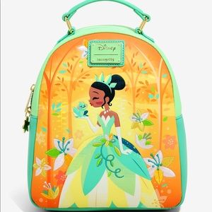 Disney Loungefly Princess Tiana Art Mini Backpack